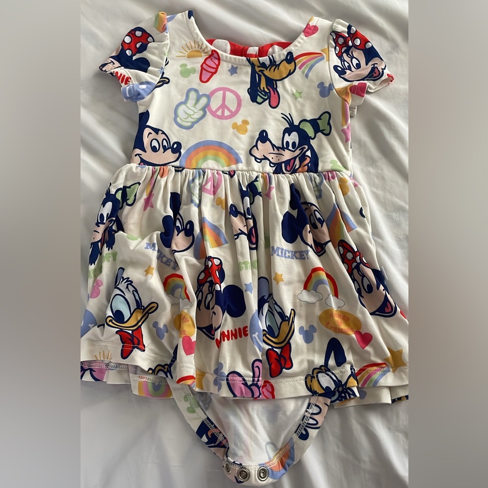 Little Sleepies Mickey Mouse Twirl w/ Bodysuit